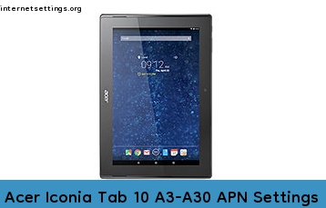 Acer Iconia Tab 10 A3-A30