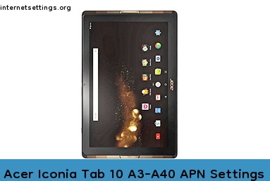 Acer Iconia Tab 10 A3-A40