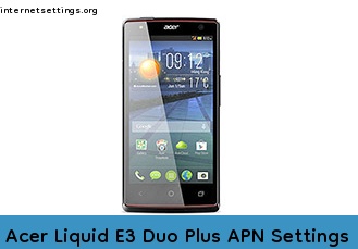 Acer Liquid E3 Duo Plus