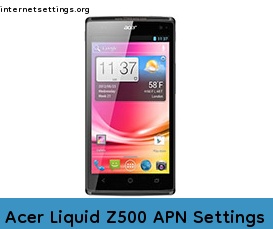 Acer Liquid Z500