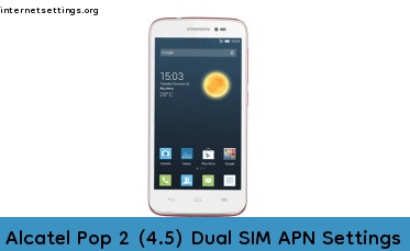 Alcatel Pop 2 (4.5) Dual SIM