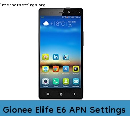 Gionee Elife E6