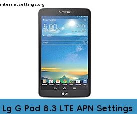 Lg G Pad 8.3 LTE