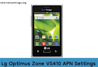 Lg Optimus Zone VS410