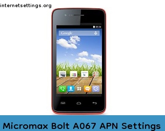 Micromax Bolt A067