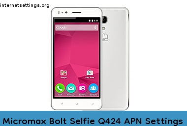 Micromax Bolt Selfie Q424