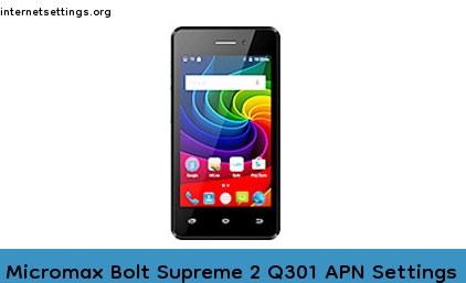 Micromax Bolt Supreme 2 Q301