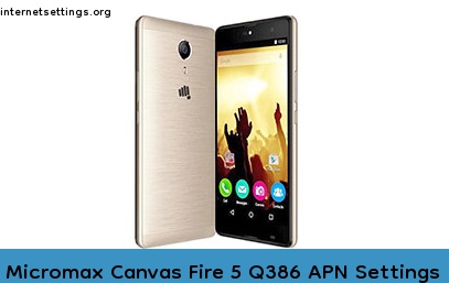 Micromax Canvas Fire 5 Q386