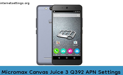 Micromax Canvas Juice 3 Q392