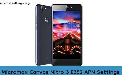 Micromax Canvas Nitro 3 E352