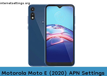 Motorola Moto E (2020)