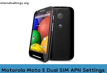 Motorola Moto E Dual SIM