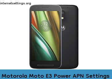 Motorola Moto E3 Power