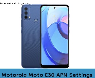 Motorola Moto E30