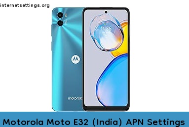 Motorola Moto E32 (India)