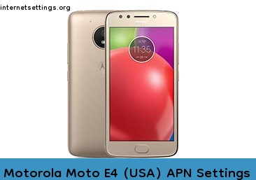 Motorola Moto E4 (USA)