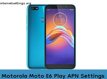 Motorola Moto E6 Play