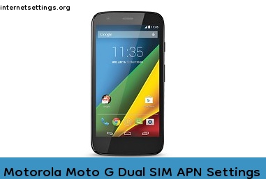 Motorola Moto G Dual SIM