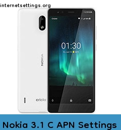 Nokia 3.1 C