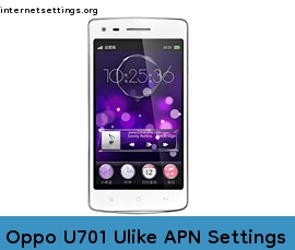 Oppo U701 Ulike