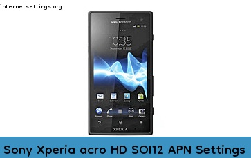 Sony Xperia acro HD SOI12