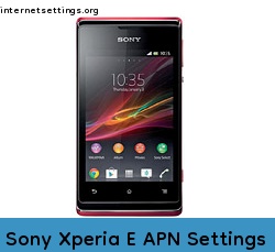 Sony Xperia E