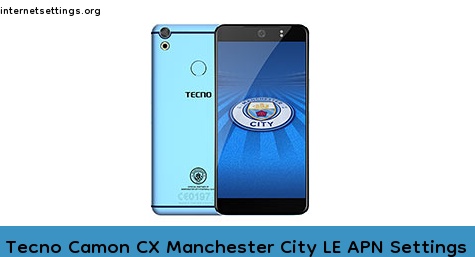 Tecno Camon CX Manchester City LE