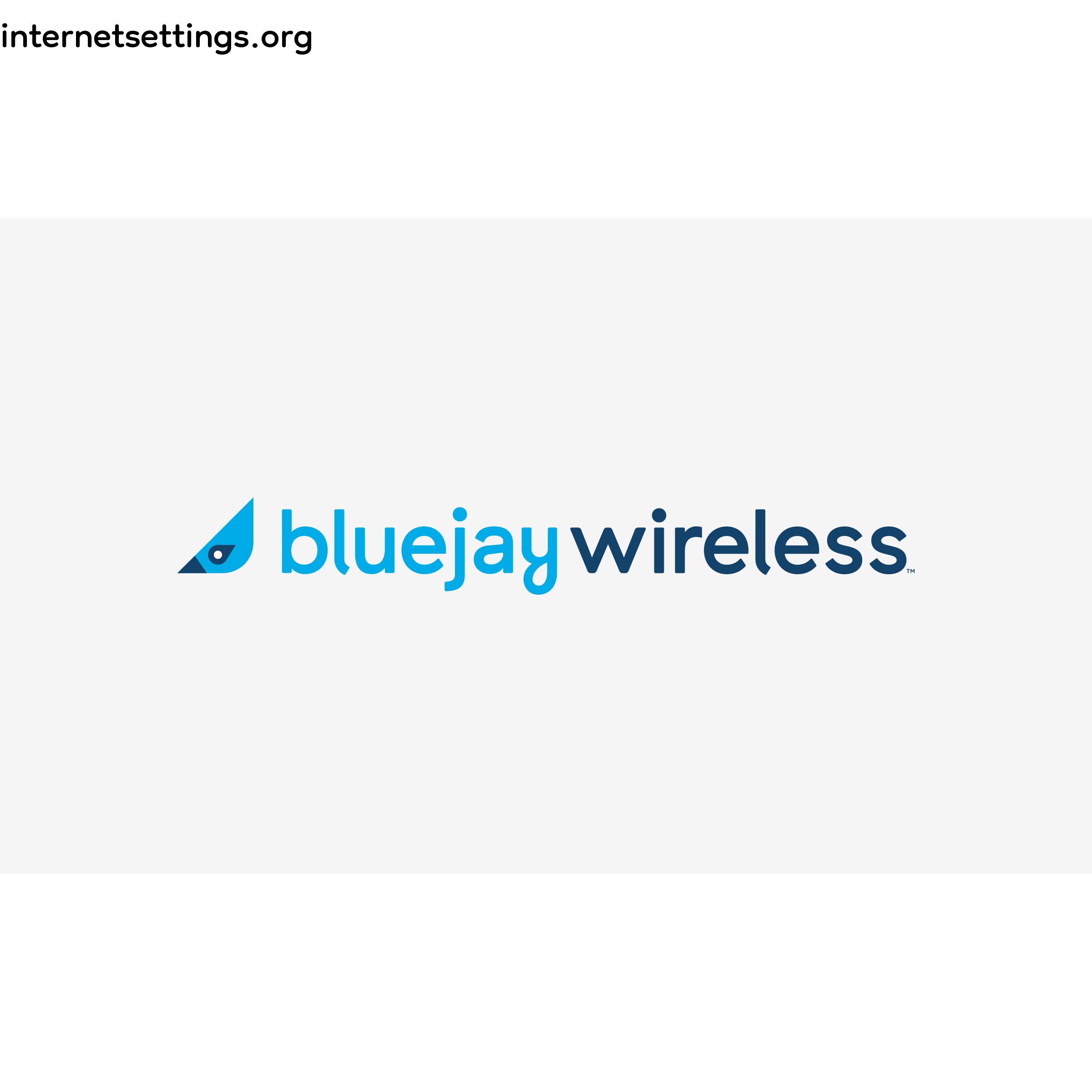 Blue Jay Wireless APN Settings