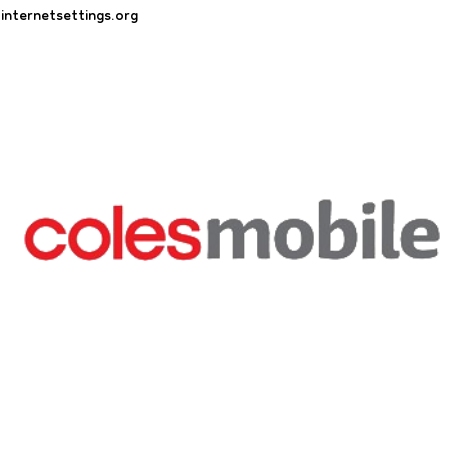 Coles Mobile APN Settings