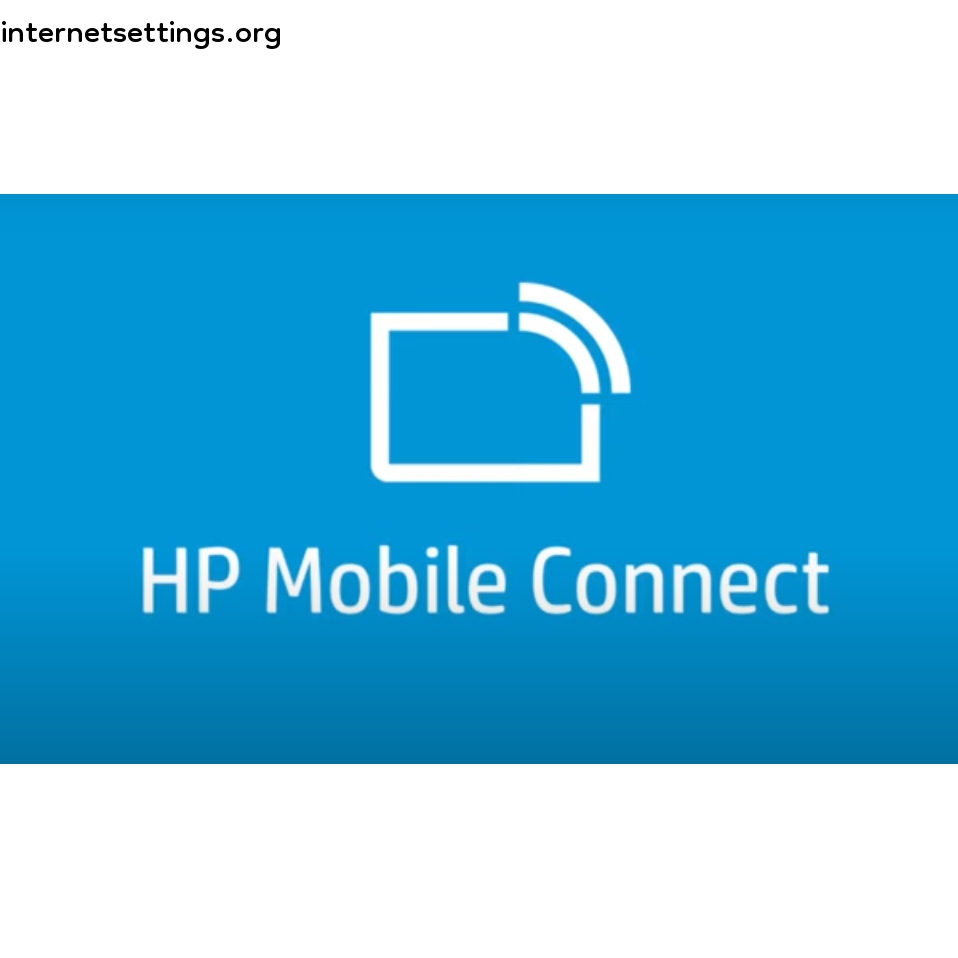 HP Mobile Connect APN Settings