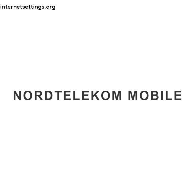 NordTelekom APN Settings