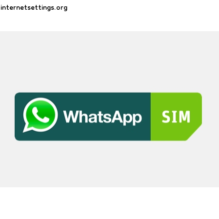 WhatsApp SIM